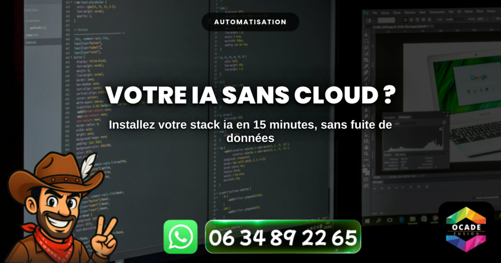 IA locale avec n8n, Ollama et Qdrant : le guide complet